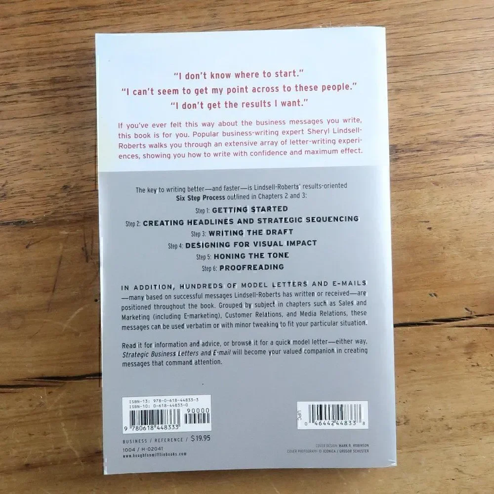 STRATEGIC BUSINESS LETTERS AND EMAIL MODEL LETTERS BY SHERYL LINDSELL ROBERTS